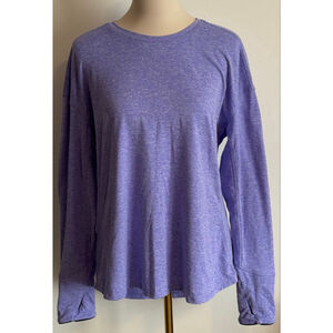 Women's Avia Purple Long Sleeve Tee Plus Size XL